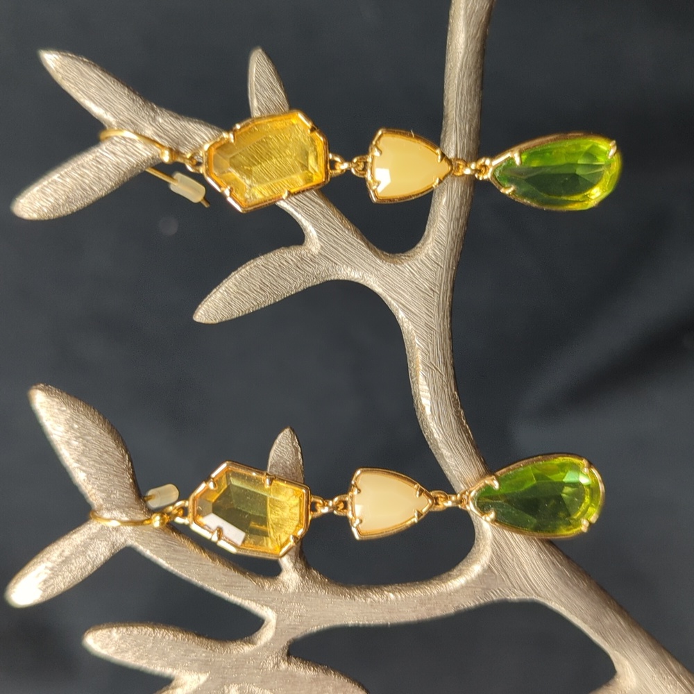 BEADED DANGLE EARRINGS
